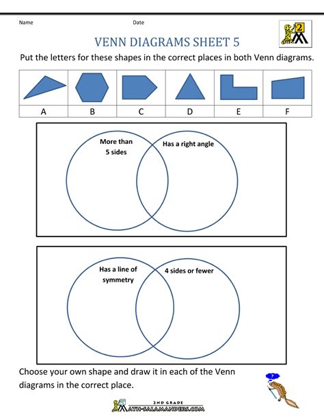 Venn Diagram Worksheets
