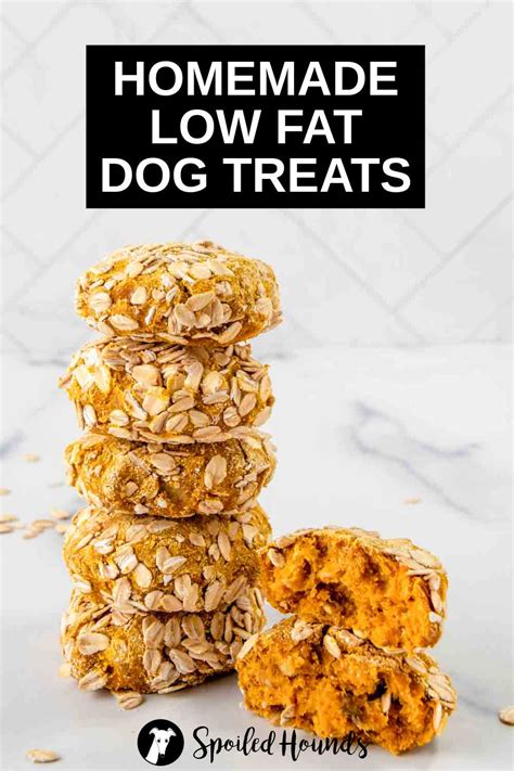 Homemade Low Fat Dog Treats - Spoiled Hounds