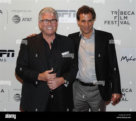 NEW YORK, NY - April 21: Mike Francesa, Chris Russo attends the premiere of 'Mike and The Mad ...