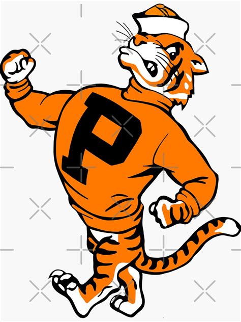 "Princeton University Tiger Mascot" Sticker for Sale by Matsa Shi ...