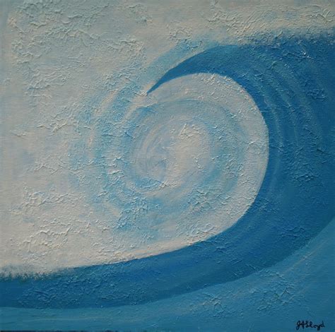 Big Wave Painting by Joy Lloyd | Fine Art America