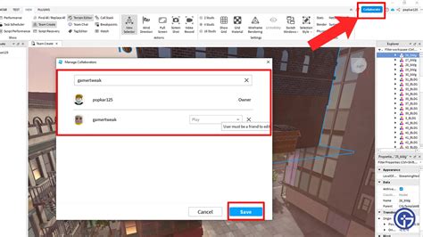 How To Activate Team Create On Roblox Studio - Gamer Tweak