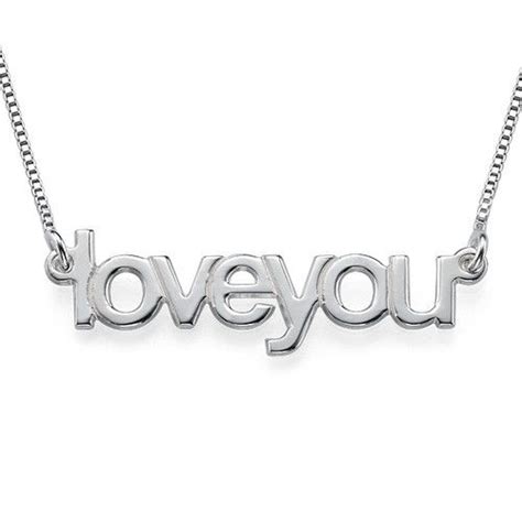 I Love You Necklace | Sweet necklace, Love necklace, My love