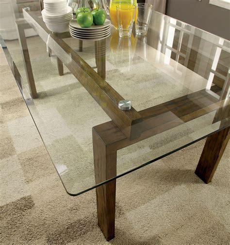 Furniture of America Onway Table CM3461T | Glass dining room table, Glass top dining table ...