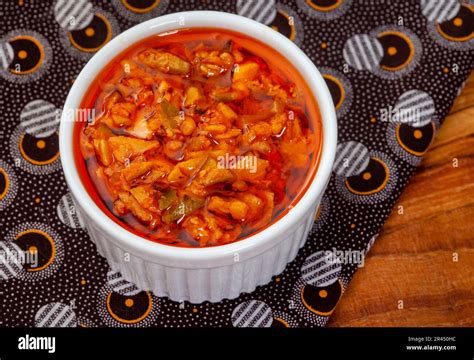 Traditional South African Mango Atchar or Achar on African printed ...