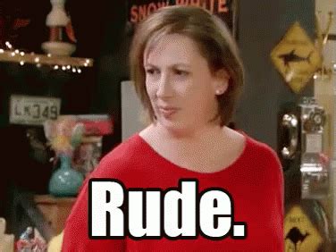 Rude GIF - Rude MirandaHart - Discover & Share GIFs