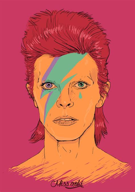 Bye DavidBowie‬ | Arte y musica, Ilustraciones, Artistas