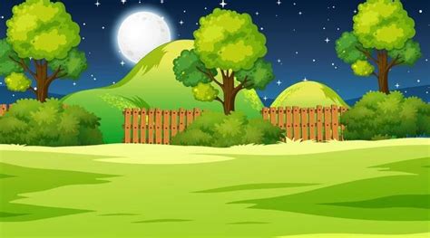 Night Garden Vector Art, Icons, and Graphics for Free Download