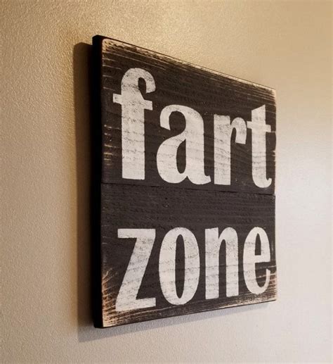 Fart Zone Funny Inappropriate Reclaimed Wood Sign Boys Room - Etsy