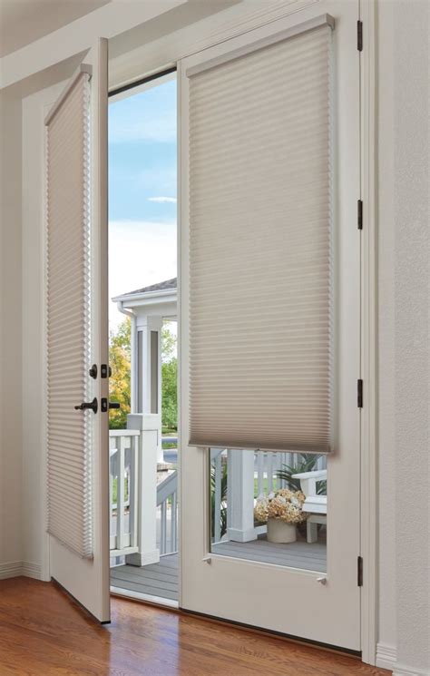 The Duette® Honeycomb shades from Hunter Douglas are great for the french doors in your home ...