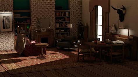 BBC Sherlock's 221B Baker Street set 3D interior design. Opinions? :) : r/3Dmodeling