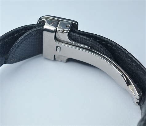 Cartier Roadster 19MM Watch Strap Band - Black Canvas | Property Room