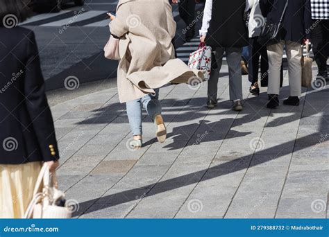 Crowd of People Walking in the City Stock Photo - Image of city, women ...