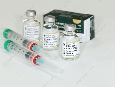 H1N1 Influenza Vaccine - Stock Image - C004/8441 - Science Photo Library