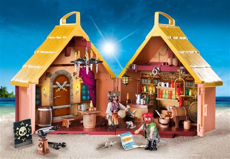 Playmobil Pirates Take along Pirate Stronghold 9112 Play Set | Walmart ...