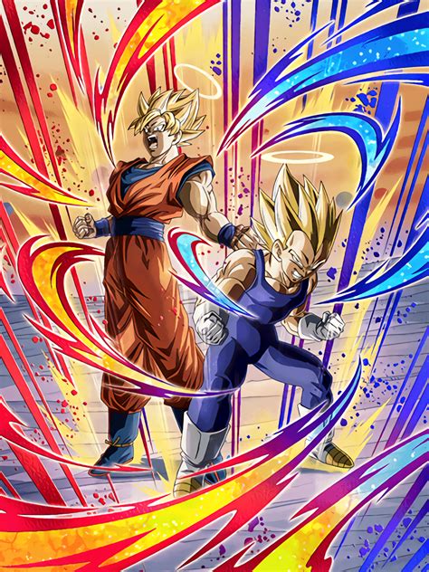 Resurrected Saiyans Super Saiyan Goku (Angel) & Super Saiyan Vegeta ...