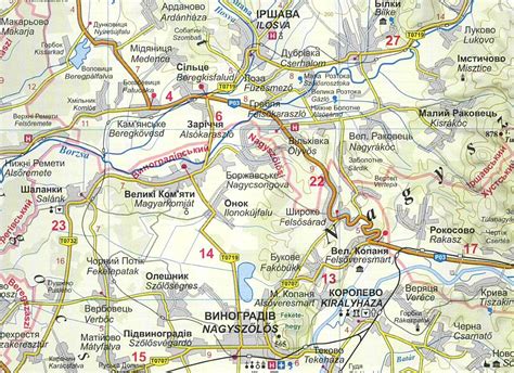 Transcarpathia * Zakarpatskaya obl. map – map.hu/en