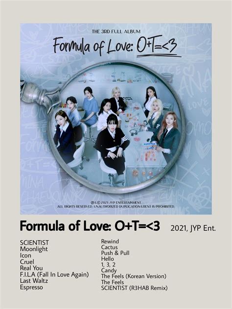 twice - formula of love: o+t=