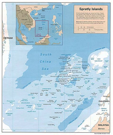 Maps of Paracel Islands | Detailed map of Paracel Islands in English ...