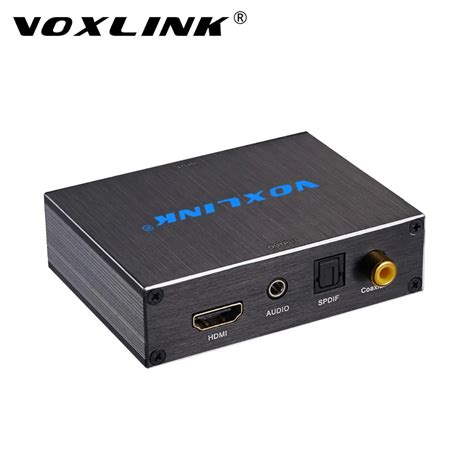 VOXLINK 4Kx2K 1080P HDMI to HDMI Audio Video Converter Box With SPDIF Coaxial Output For HDTV PC ...