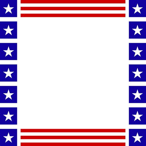 Square american flag frame 32040385 Vector Art at Vecteezy