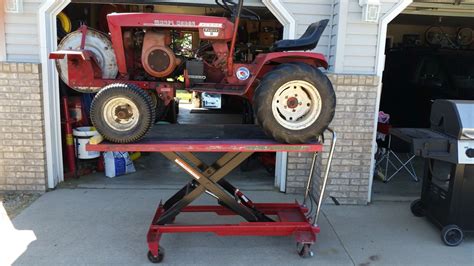 lawn tractor lift/work table - Tools and Equipment - RedSquare Wheel Horse Forum