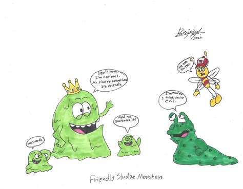 Friendly Sludge Monsters by Ben111ANA on DeviantArt