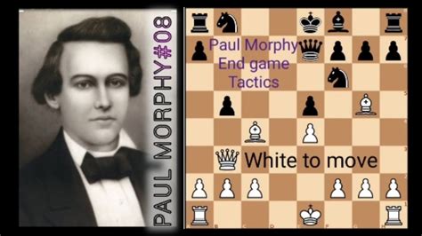 Chess Puzzle: Paul Morphy End Game Tactics | Force Checkmate ...