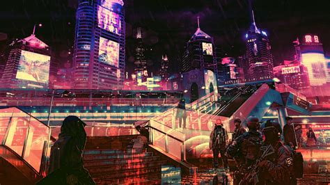 Wallpaper futuristic, cyberpunk, future world, 4K, Art #20478 Hd ...