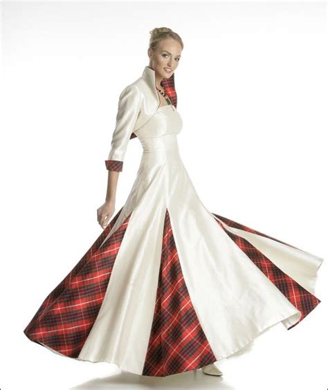 Tartan Wedding Gallery | Scottish wedding dresses, Tartan dress, Tartan ...