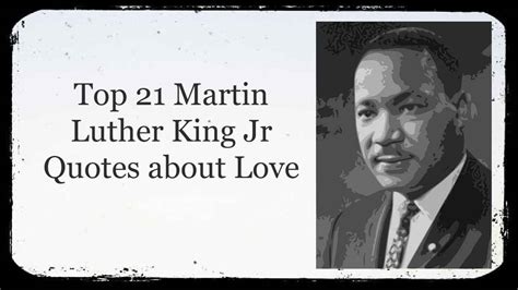 Top 21 Martin Luther King Jr Quotes about Love » Names Knowledge