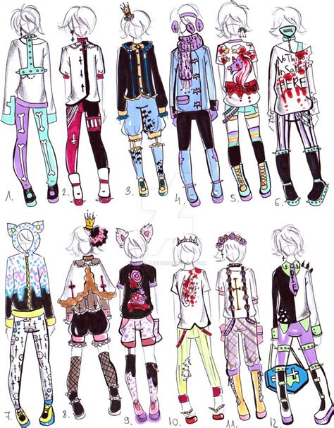 Pin on Drαwιƞg Techƞιqυes | Pastel goth outfits, Drawing anime clothes ...