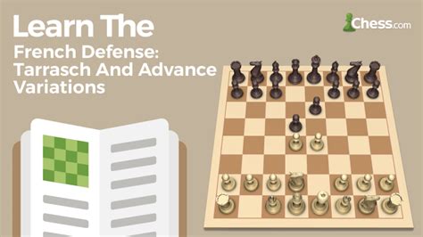 Learn The French Defense: Tarrasch And Advance Variations - Schaaklessen - Chess.com