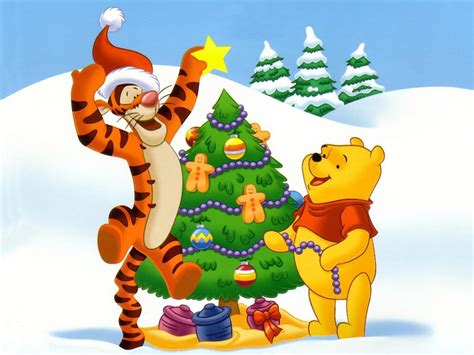 Christmas Tree for Winnie the Pooh - Disney Christmas Wallpaper (27836017) - Fanpop