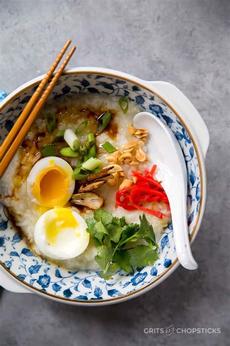 congee (chinese rice porridge) - Grits & Chopsticks