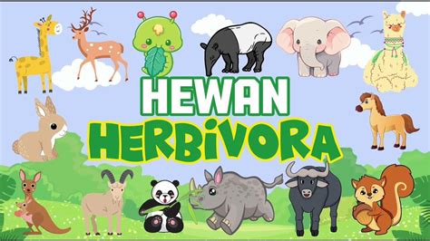 Mengenal Nama Hewan Herbivora | Hewan Pemakan Tumbuhan | Binatang ...