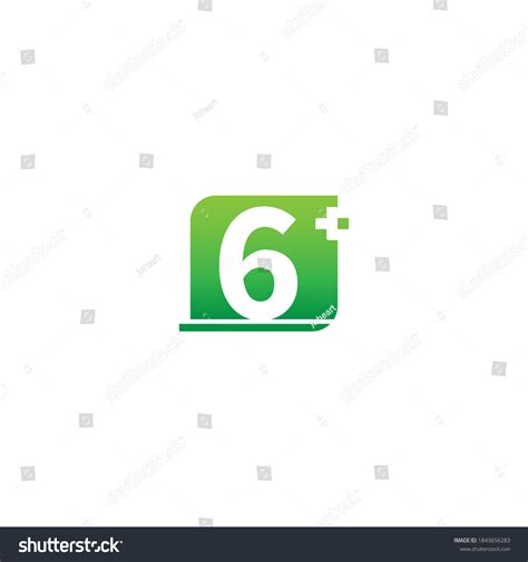 Number 6 Logo Icon Medical Cross Stock Vector (Royalty Free) 1843656283 | Shutterstock