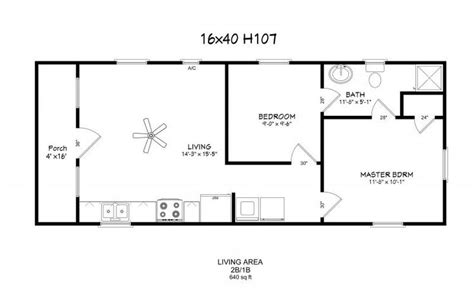 11 best 16'x40' Cabin Floor Plans images on Pinterest | Small homes ...