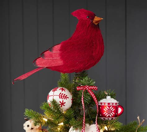 Cardinal Christmas Tree Topper | Pottery Barn