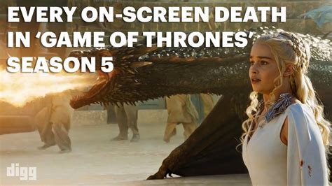 Every On-Screen Death In 'Game Of Thrones (GOT), ' Season 5' - YouTube