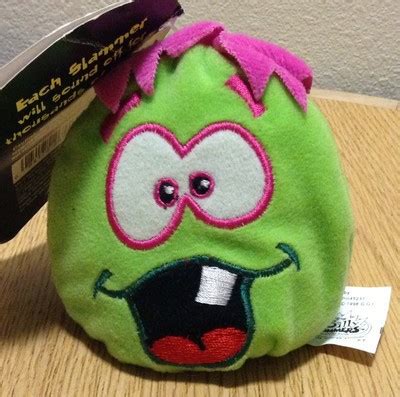 NWT Silly Slammers #28 Yada Yada Green Head Plush 4" Stuffed Toy w/sound | #421615550