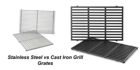 Weber Stainless Steel vs Cast Iron Grill Grates {Easy Choice!}