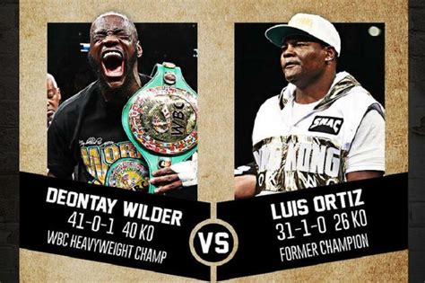 Deontay Wilder v Luis Ortiz II: PPV laid down for MGM Grand on Nov 23