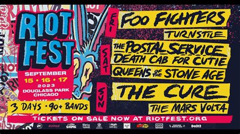 Riot Fest 2023 in Chicago this September 15-17th - YouTube