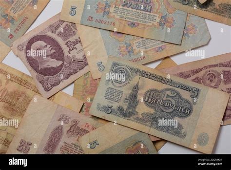 Soviet ruble Banknotes , former currency of the Soviet Union, circa 1961 Stock Photo - Alamy