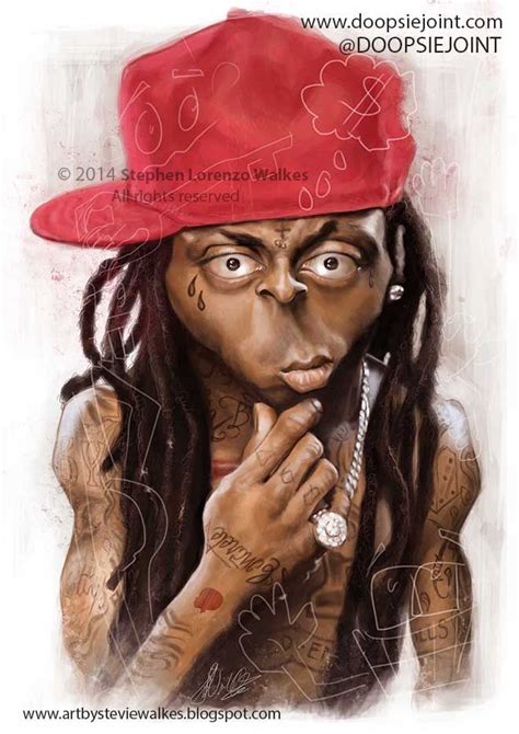 Lil WAYNE by Stephen Lorenzo Walkes | Caricature artist, Black art ...