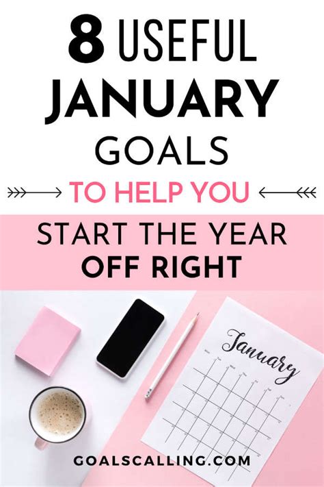 8 January Goals to Start the Year Right