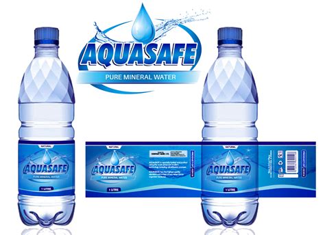 Elegant, Modern, Water Company Label Design for SAAB ENTERPRISES LIMITED. by paulkanjosh ...