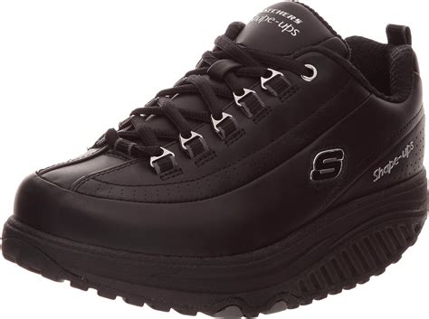 Skechers Women's Shape Ups Optimize Trainer, Black, 6.5 UK: Amazon.co ...