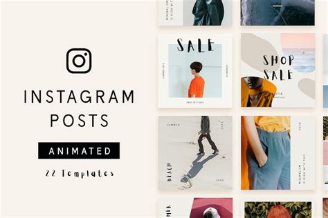 22 Animated Instagram Post Templates - Minimalist, Social Media ft. instagram & mockup - Envato ...